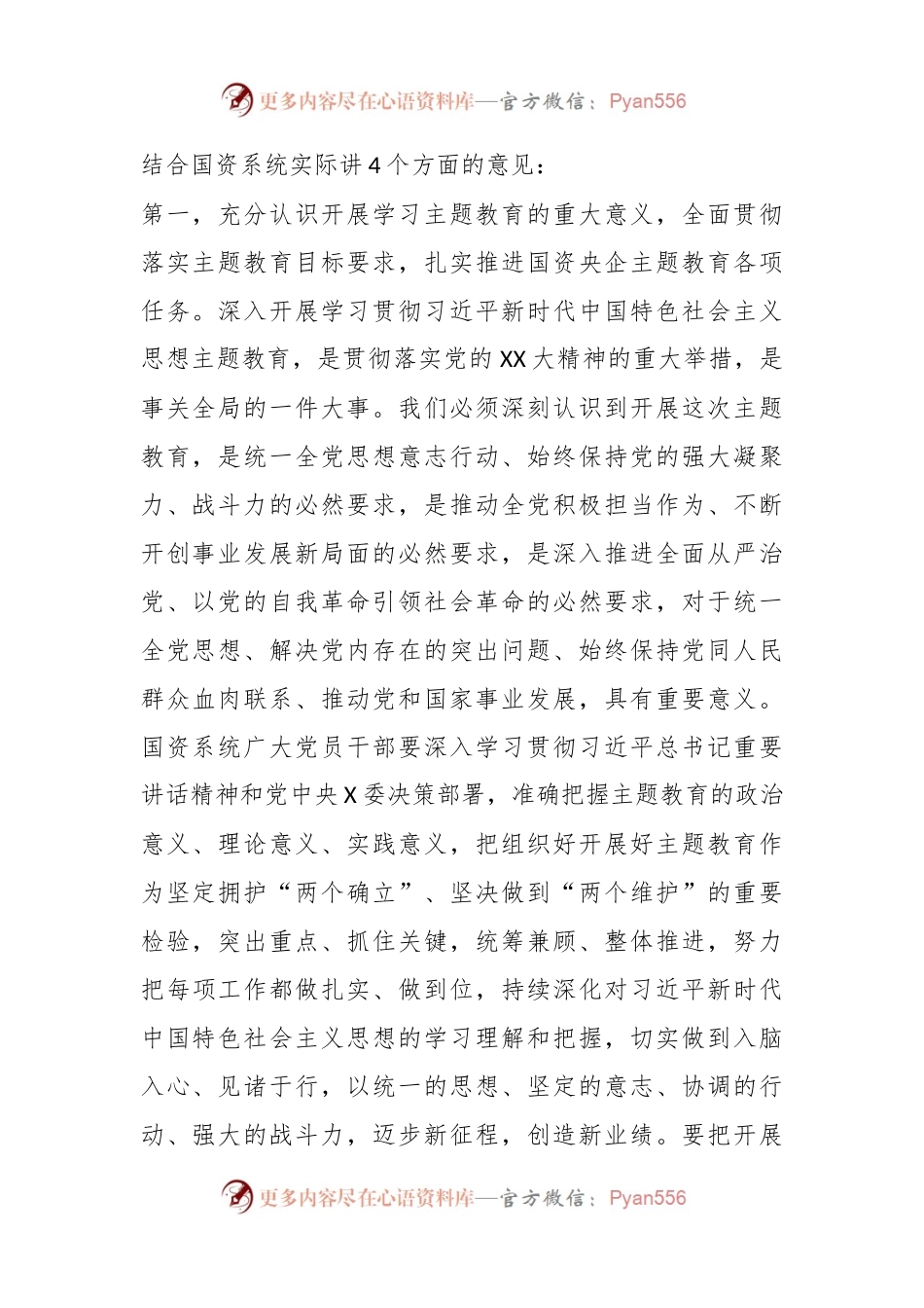 XX国资系统主题教育动员部署会讲话提纲.docx_第2页