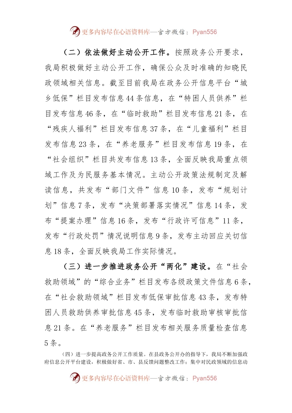 XX县民政局2023政务公开工作总结.docx_第2页