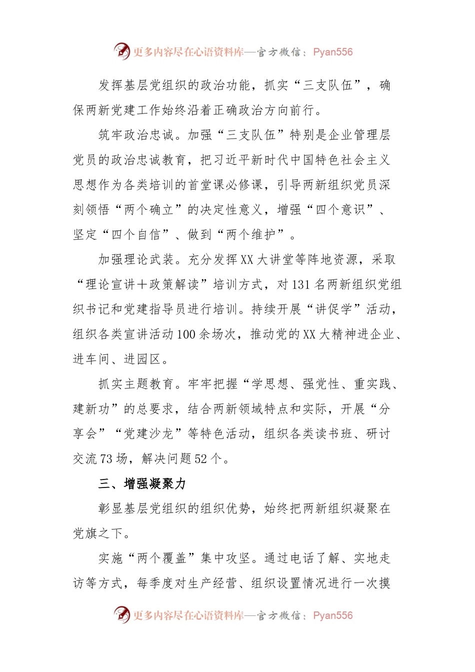 XX区“五力”建设推进两新党建提升工作报告.docx_第2页