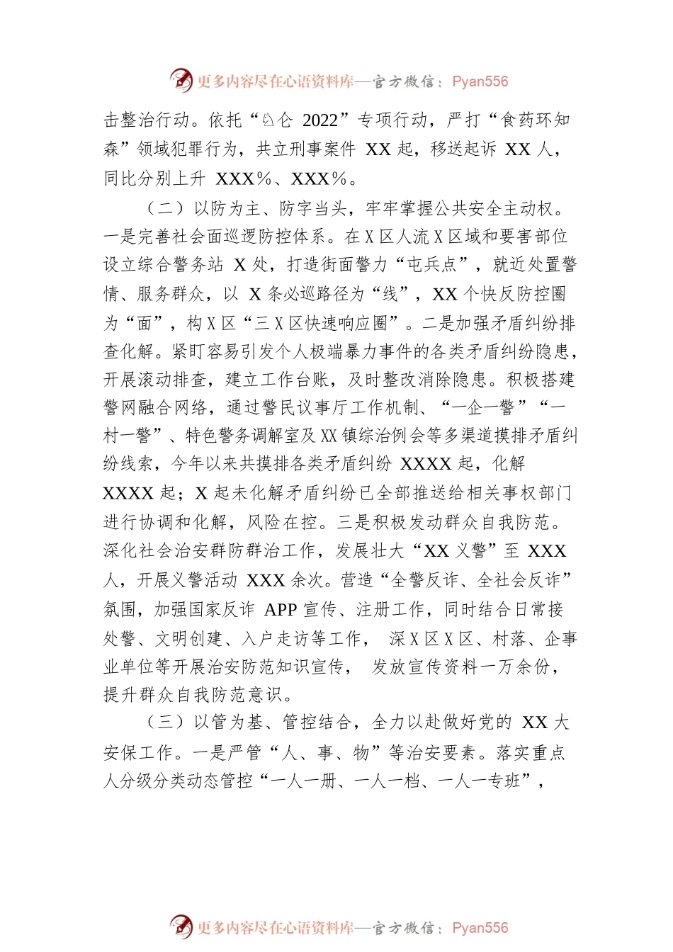 XX县公安局2022年工作总结.docx_第2页