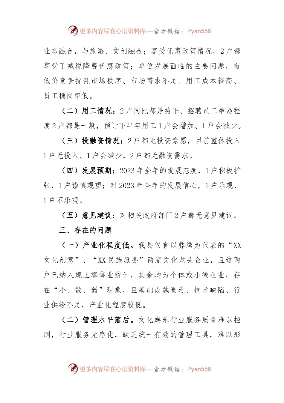 XX县文化体育娱乐业发展情况调研报告.docx_第2页