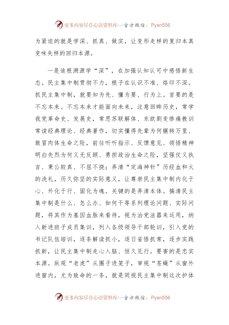 202X年关于党内政治生活正常开展的研讨发言材料范文.docx_第2页