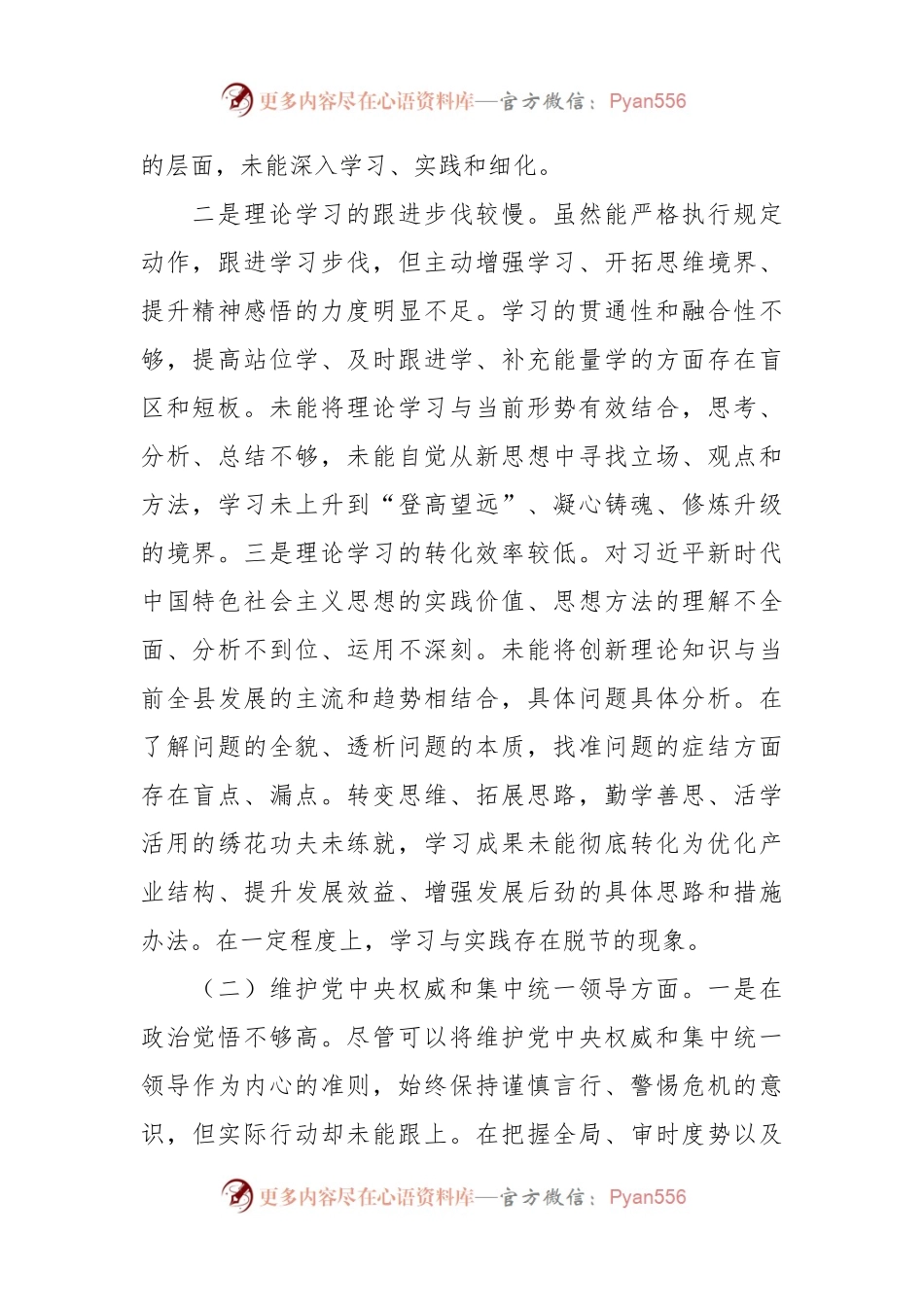 2023年度主题教育专题民主生活会个人发言稿提纲（六个方面）（2）.docx_第2页