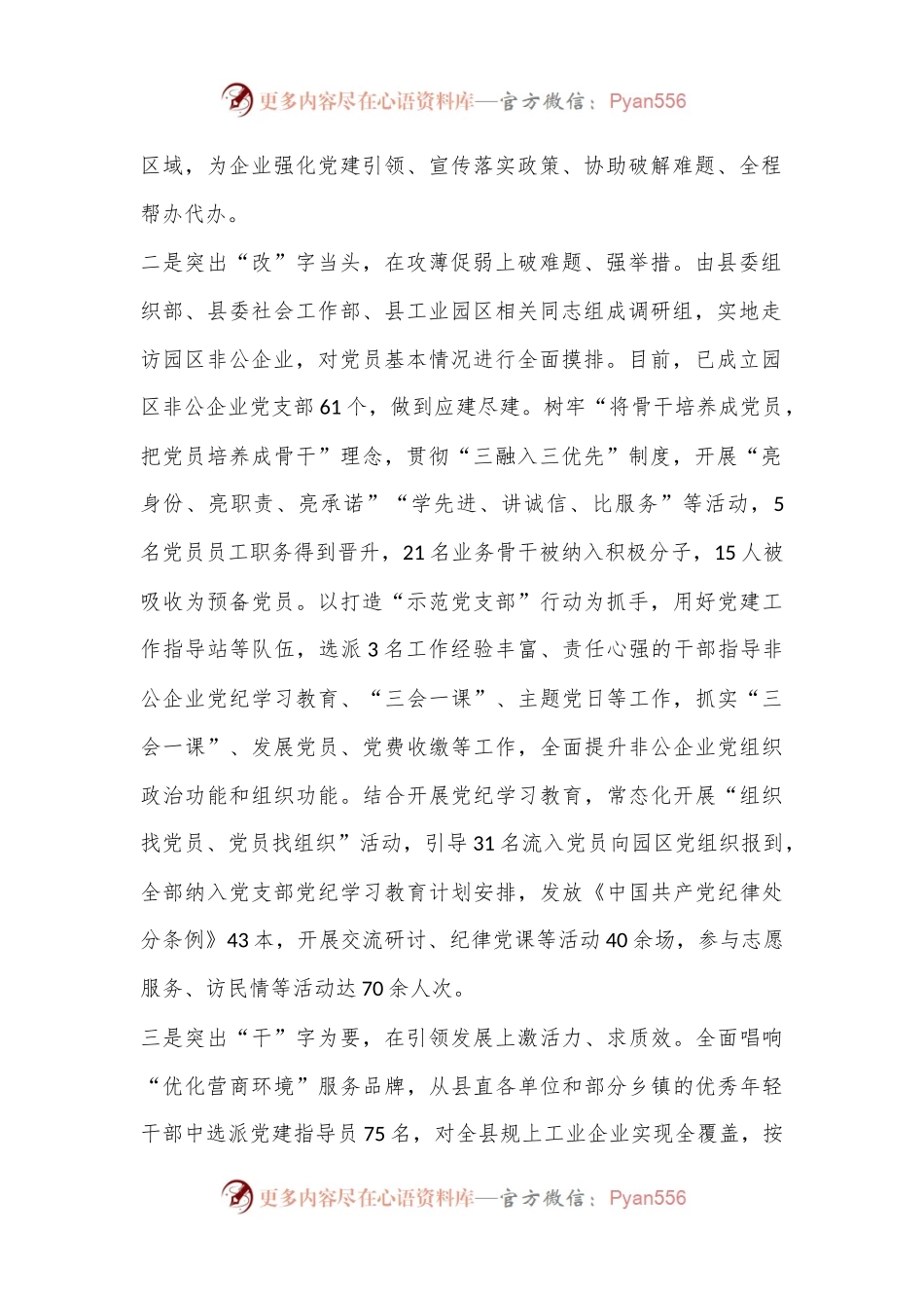 2024年非公党建工作半年总结报告.docx_第2页