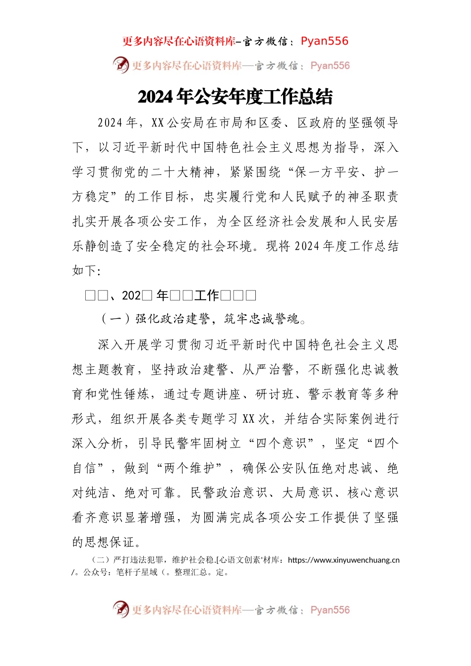 2024年公安年度工作总结.docx_第1页