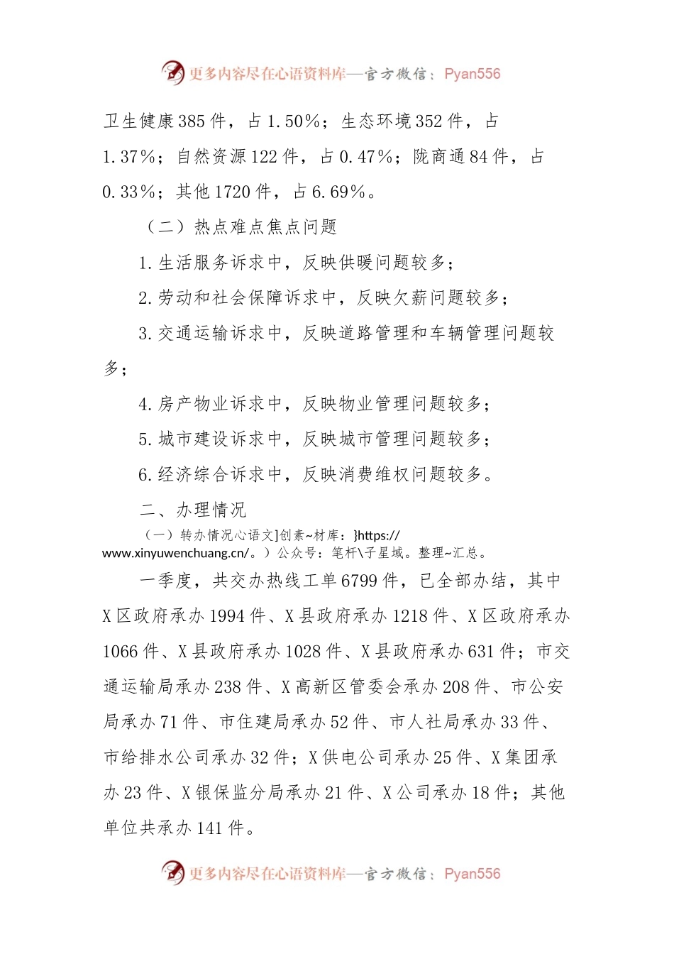 2024年一季度X市12345政务服务便民热线工作情况通报.docx_第2页