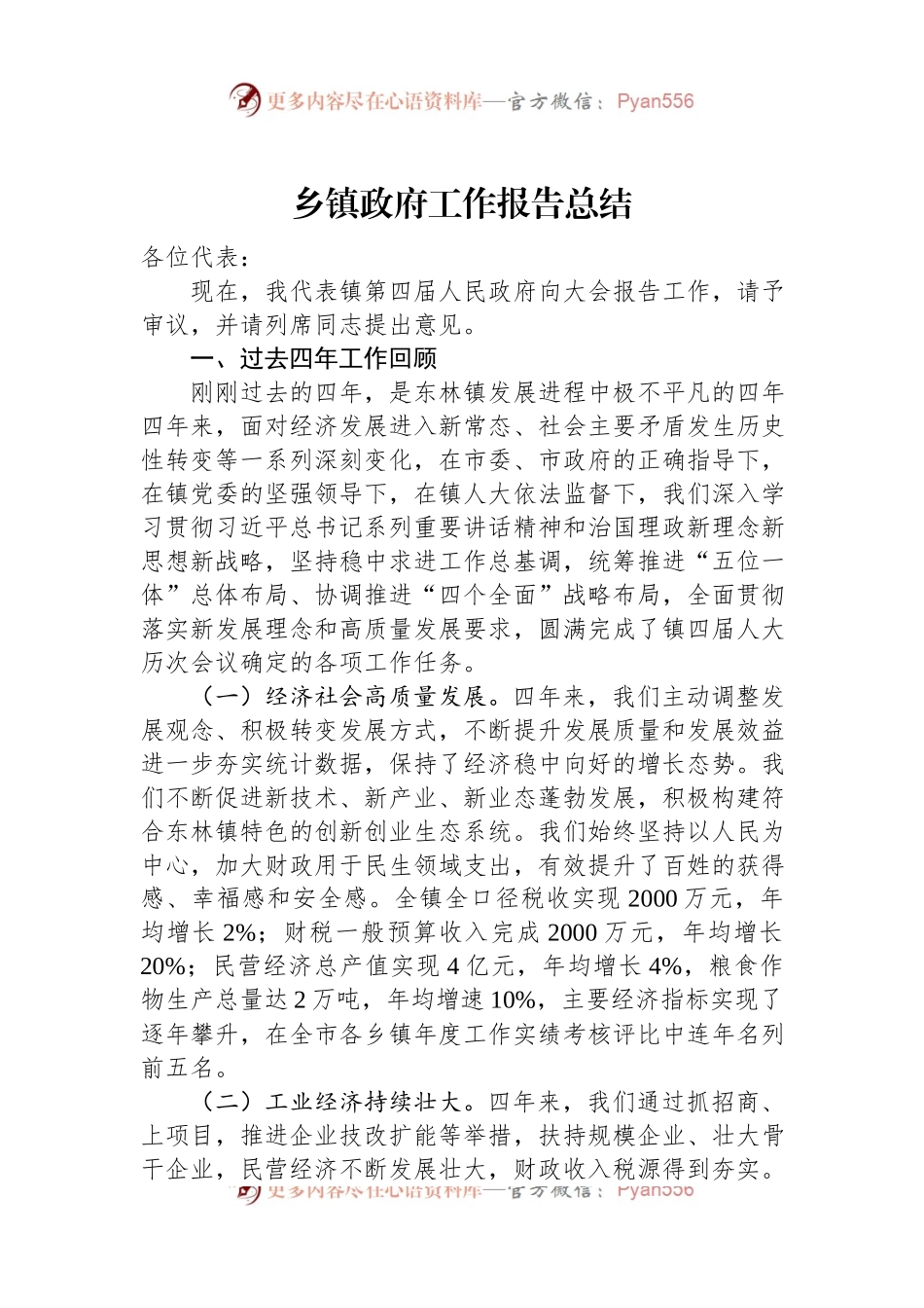 2024年驻村帮扶工作要点乡镇政府工作报告总结.docx_第1页