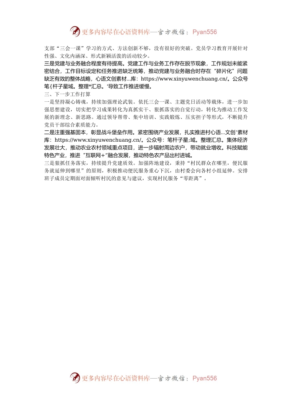 2024年度村党委书记抓基层党建工作述职报告.docx_第2页