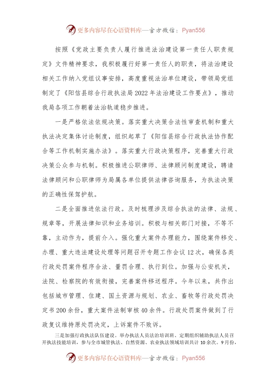 XX县综合行政执法局党组书记、局长2022年度述法报告.docx_第2页
