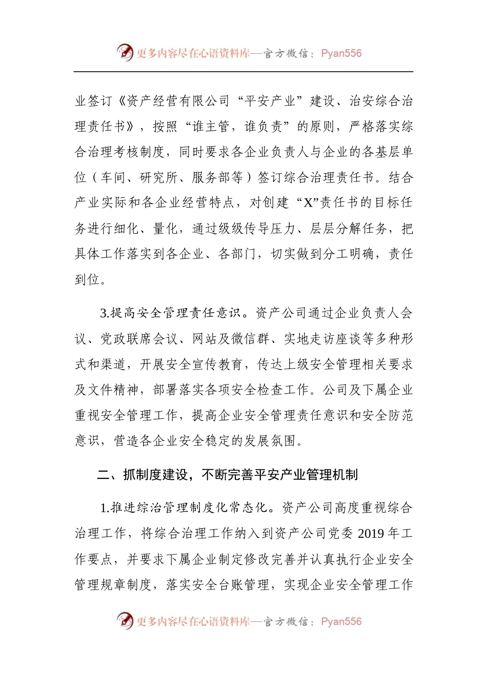 20XX年资产公司综合治理总结.docx_第2页
