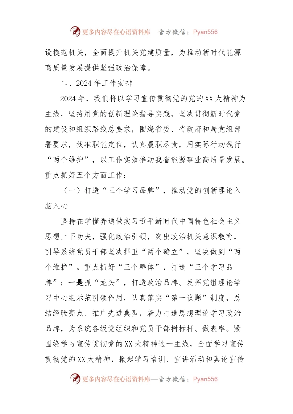 2024年XXX局高质量党建工作方案.docx_第2页