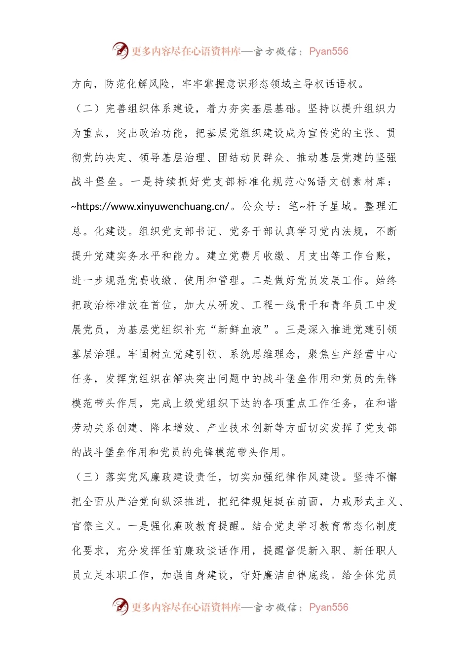 2024年上半年抓基层党建工作述职报告（2）.docx_第2页