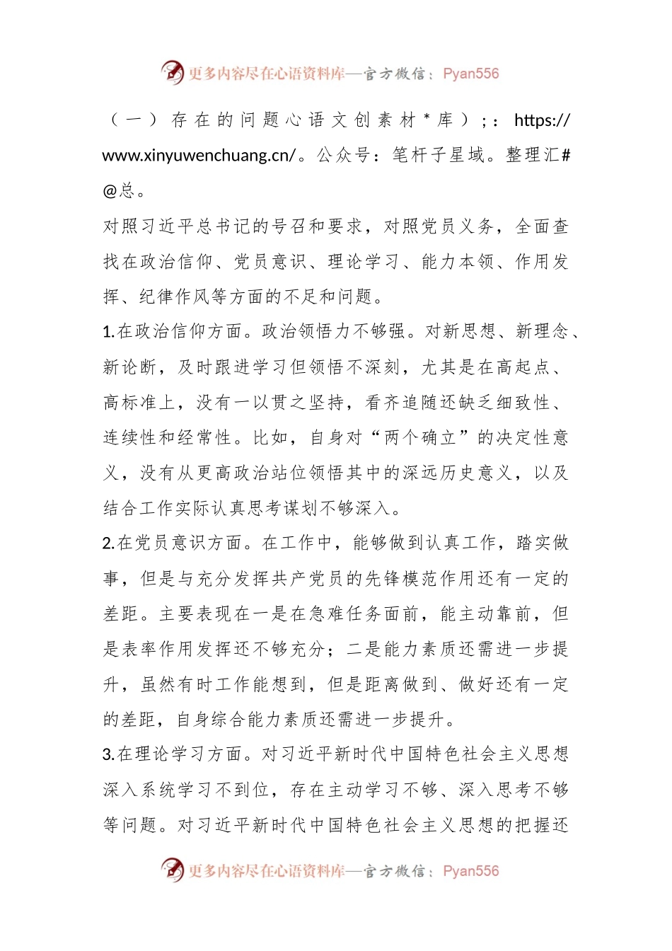 XX单位主要负责人本年度组织生活会个人对照检查材料.docx_第2页