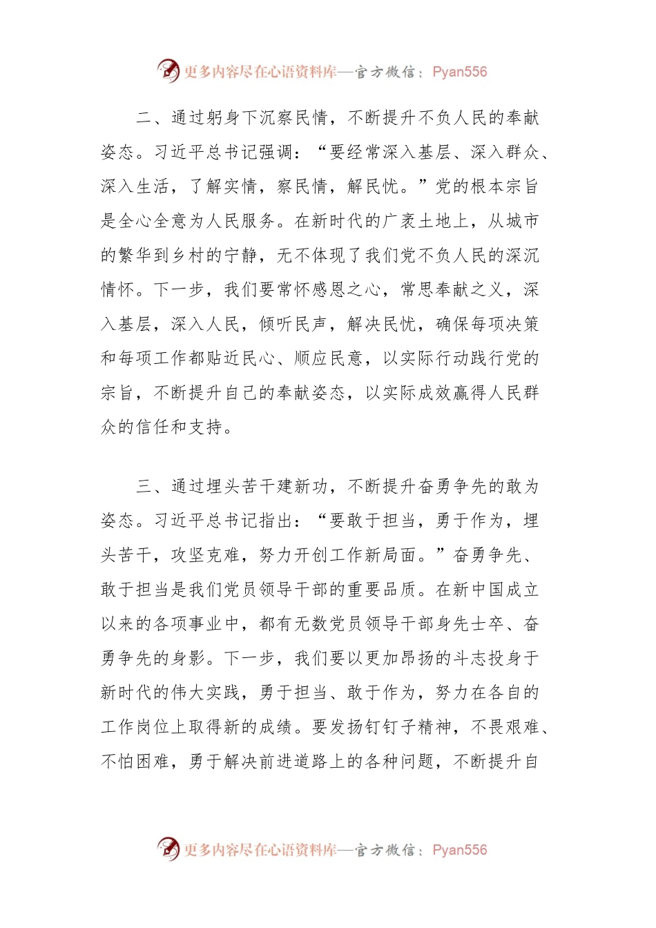 2023年度主题教育专题民主生活会会前学习研讨发言提纲 (4).docx_第2页