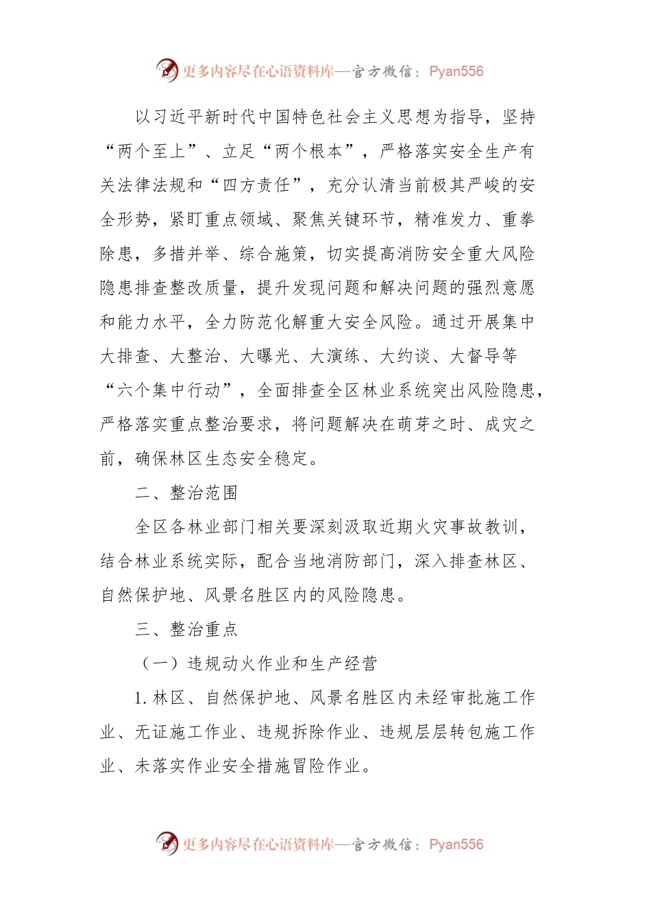 2024年X区林业系统消防安全集中除患攻坚大整治行动工作方案.docx_第2页