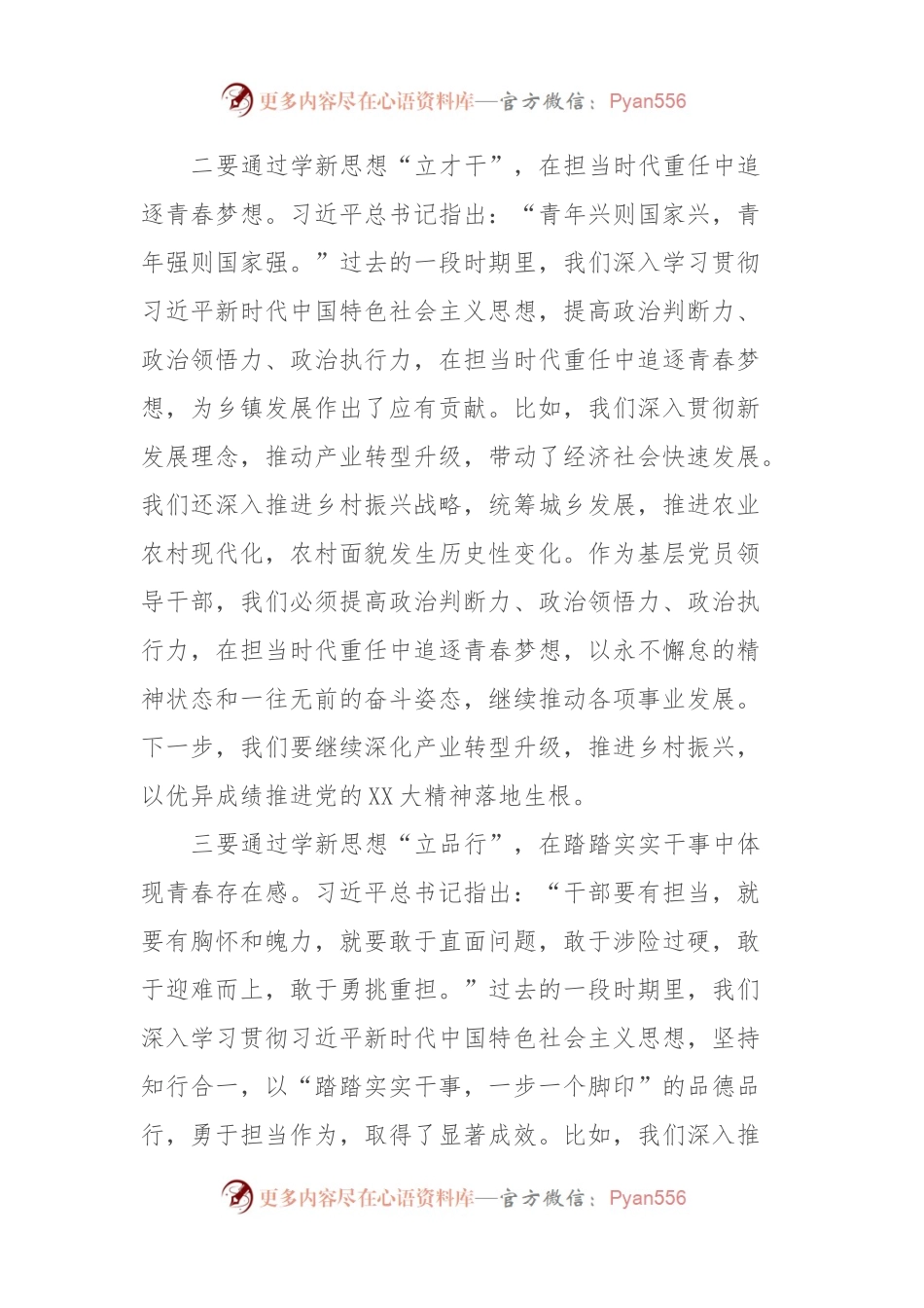2023年度副镇长主题教育读书班交流发言提纲.docx_第2页