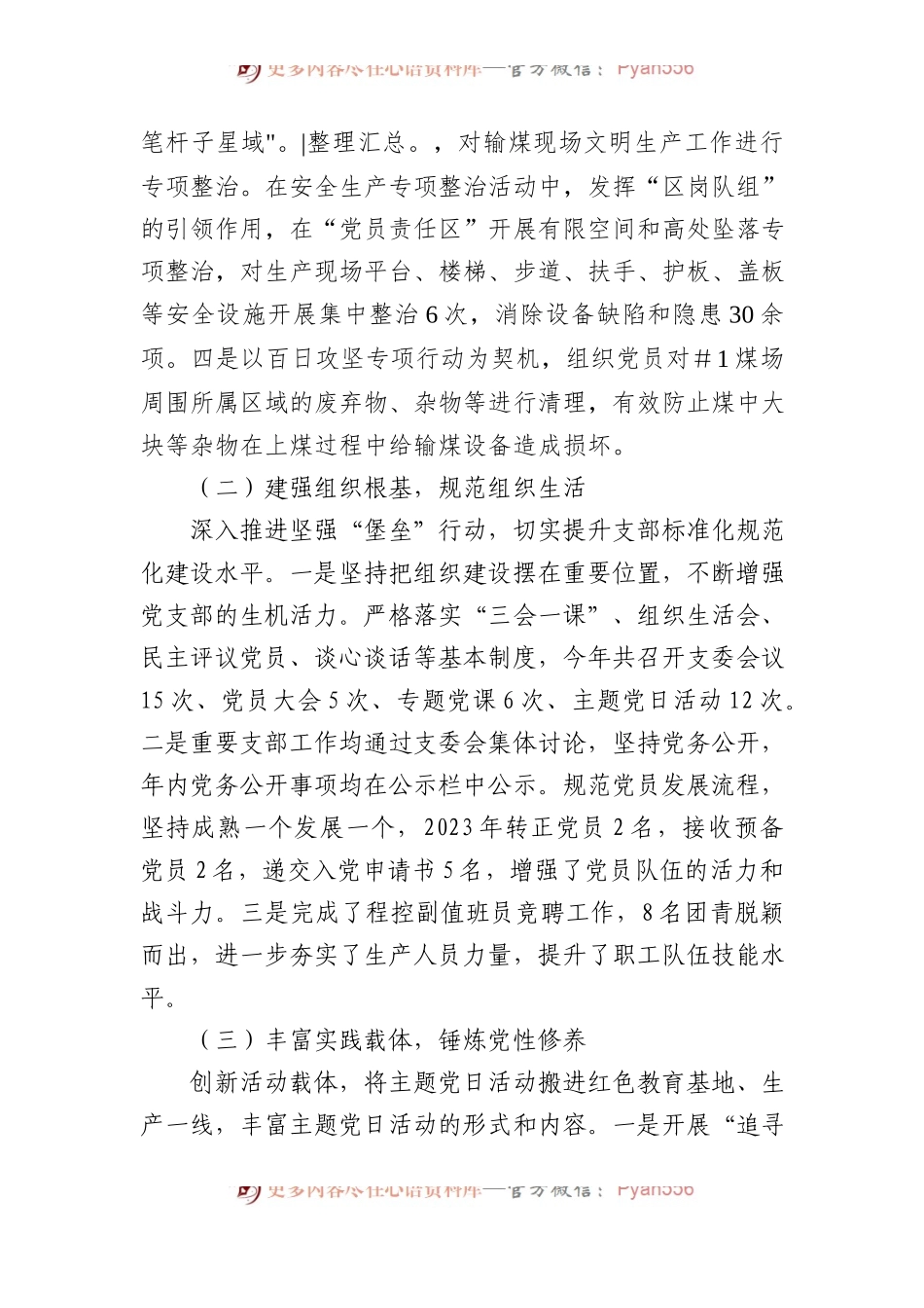 2023年度党支部书记述职报告.docx_第2页