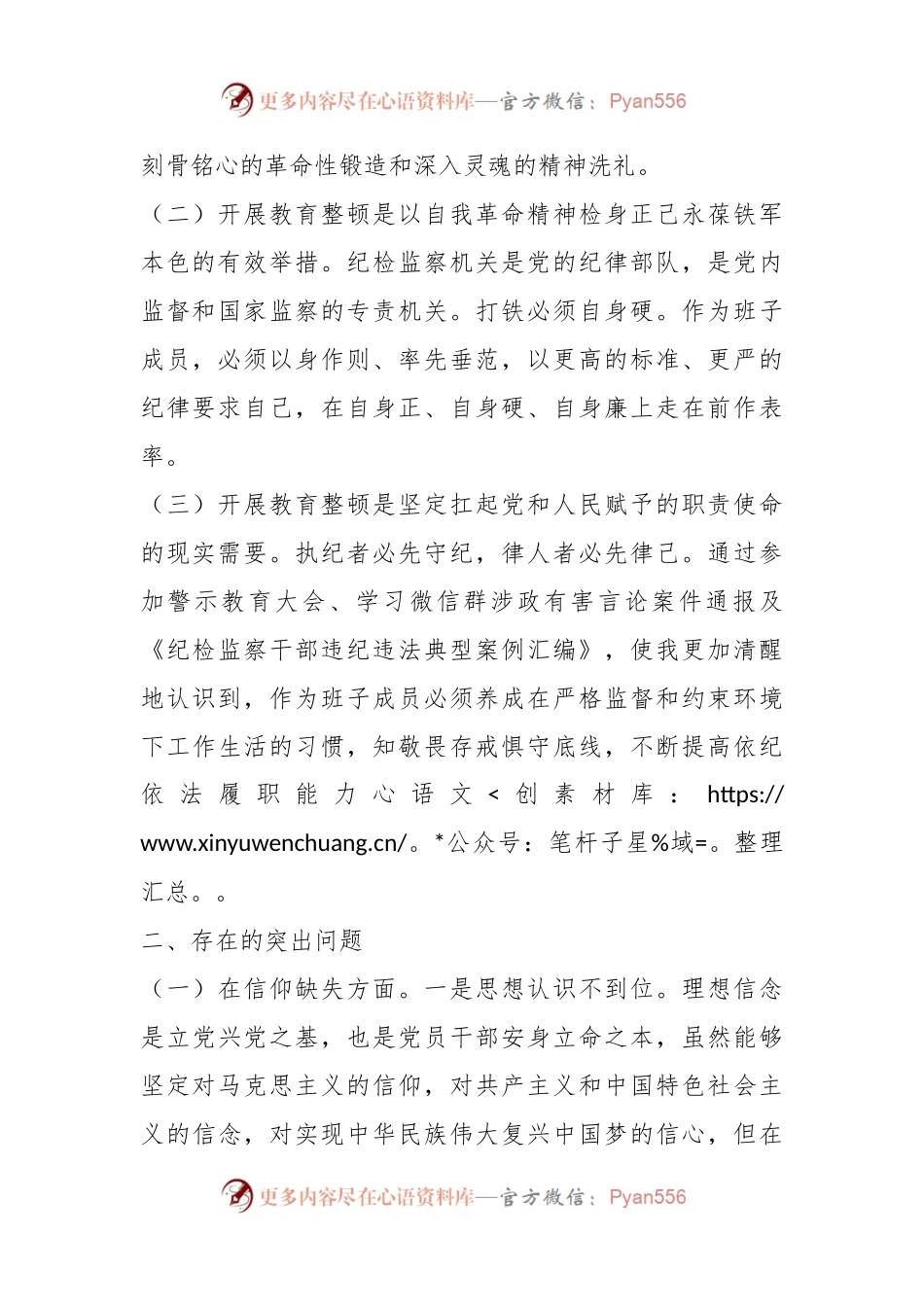 2023年纪委常委、监委委员在干部队伍教育整顿党性分析报告.docx_第2页