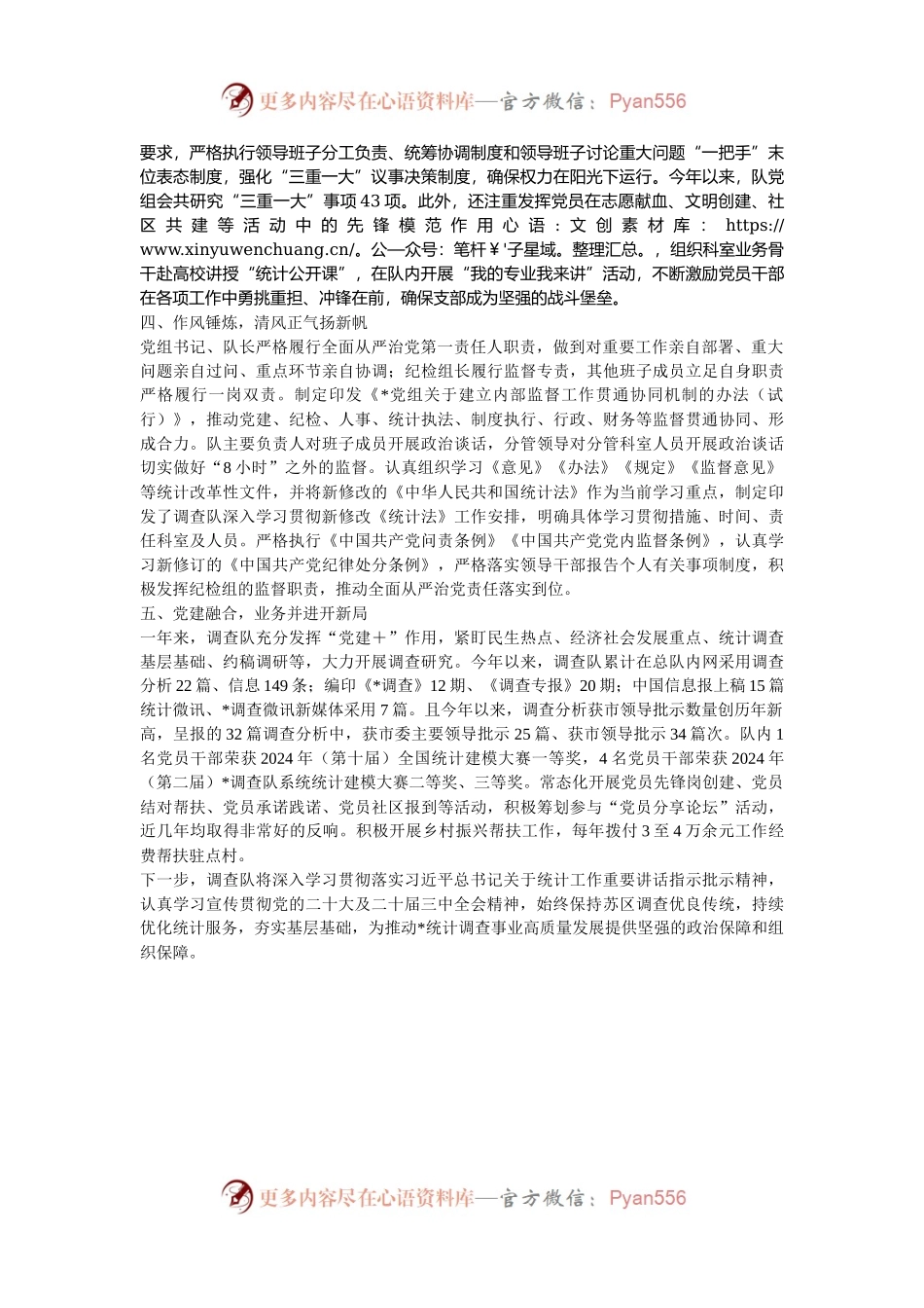 2024年调查队党建工作总结.docx_第2页