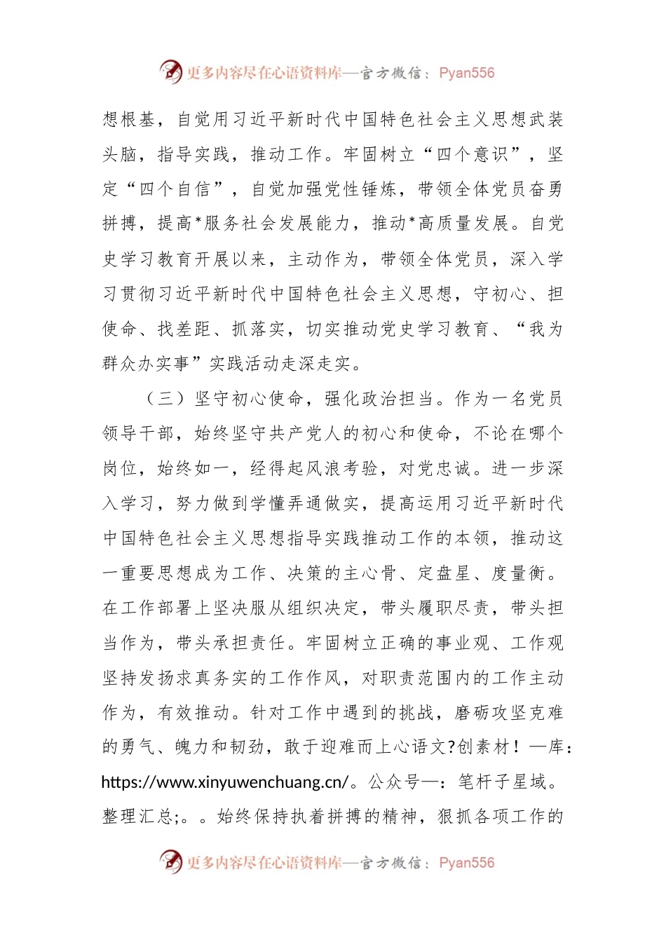 20XX年个人政治素质自查自评情况报告.docx_第2页