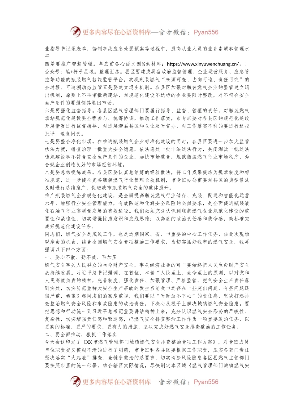 XX局长在全市瓶装燃气储备站规范化建设现场会上的讲话.docx_第2页