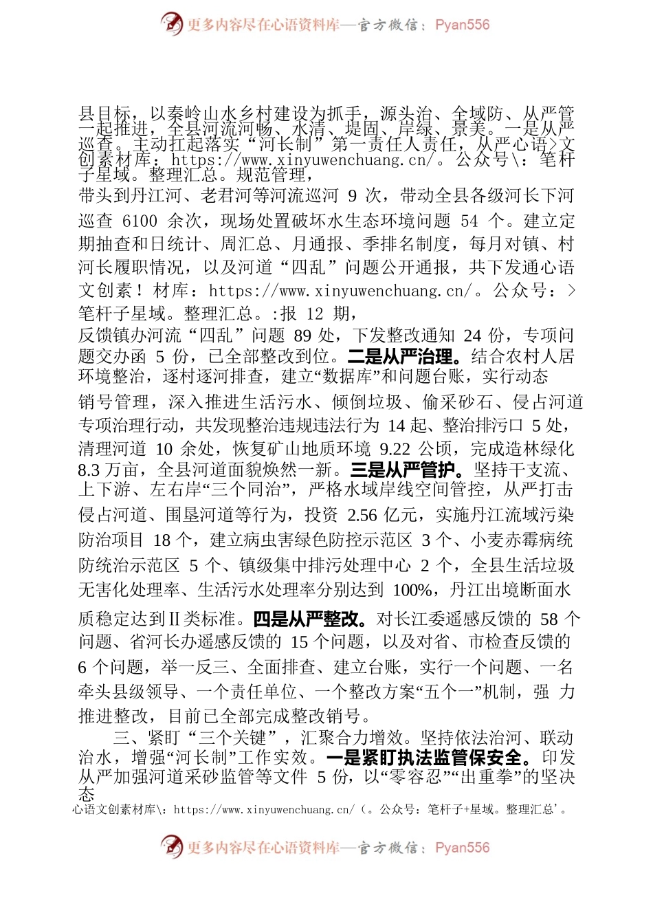 XX县第一总河长2022年“河长制”述职报告.docx_第2页