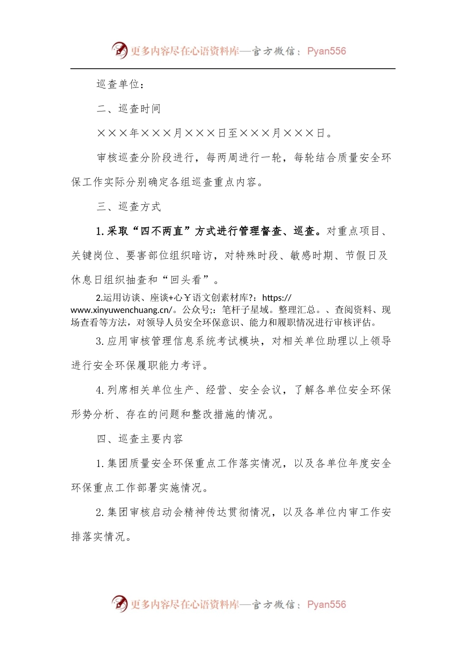 QHSE审核巡查工作实施方案.docx_第2页