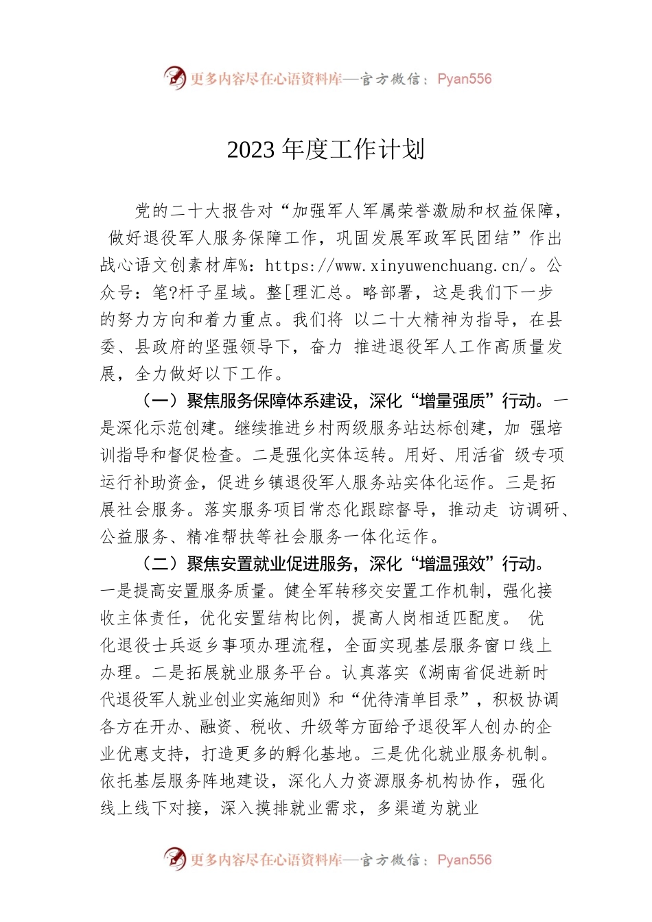 2023年度工作计划2.docx_第1页