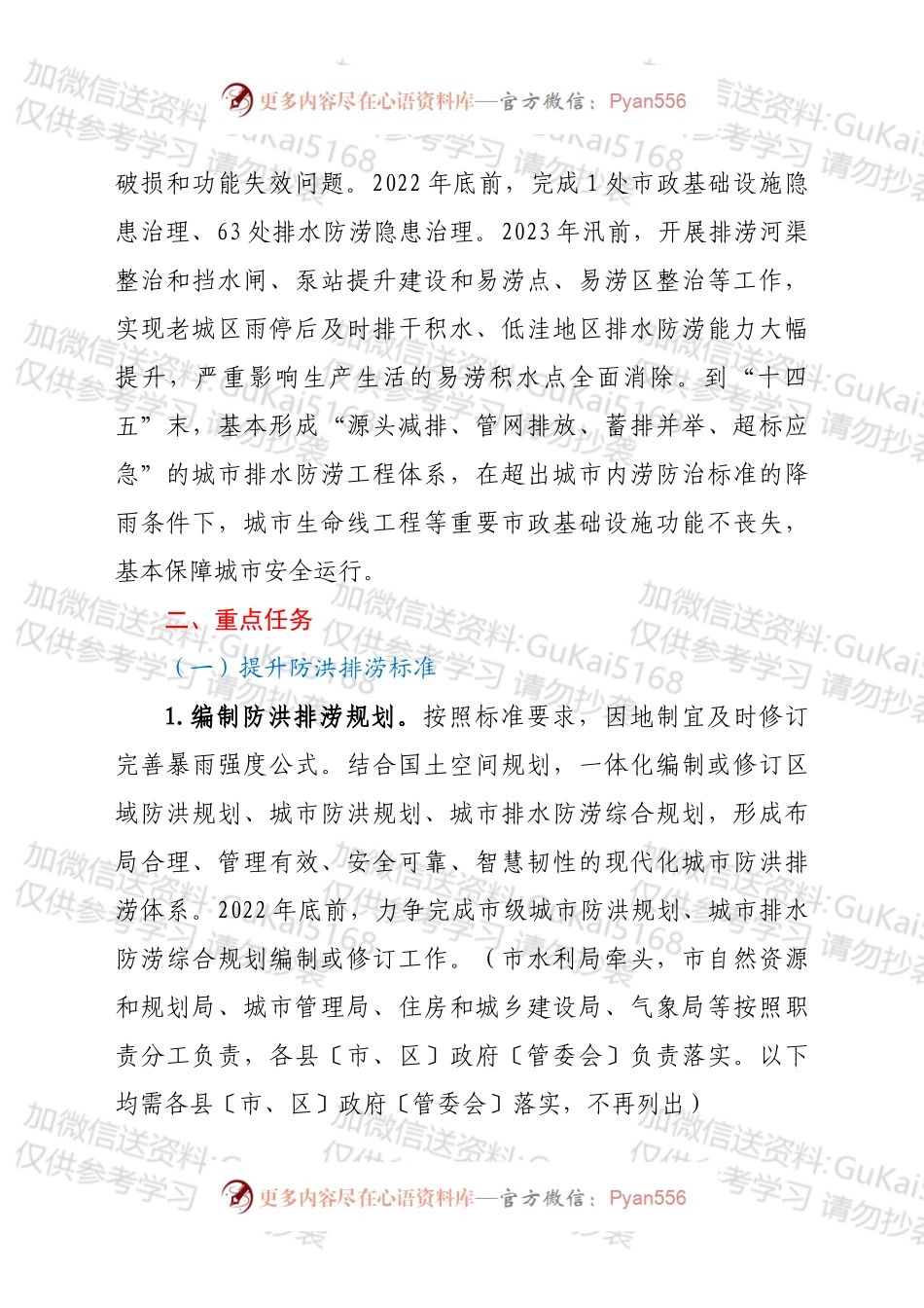 xx市城市防洪排涝能力提升专项行动方案.docx_第2页