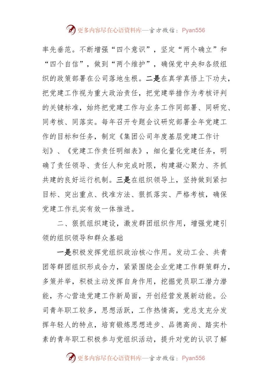 xxxx党建工作座谈发言材料.docx_第2页