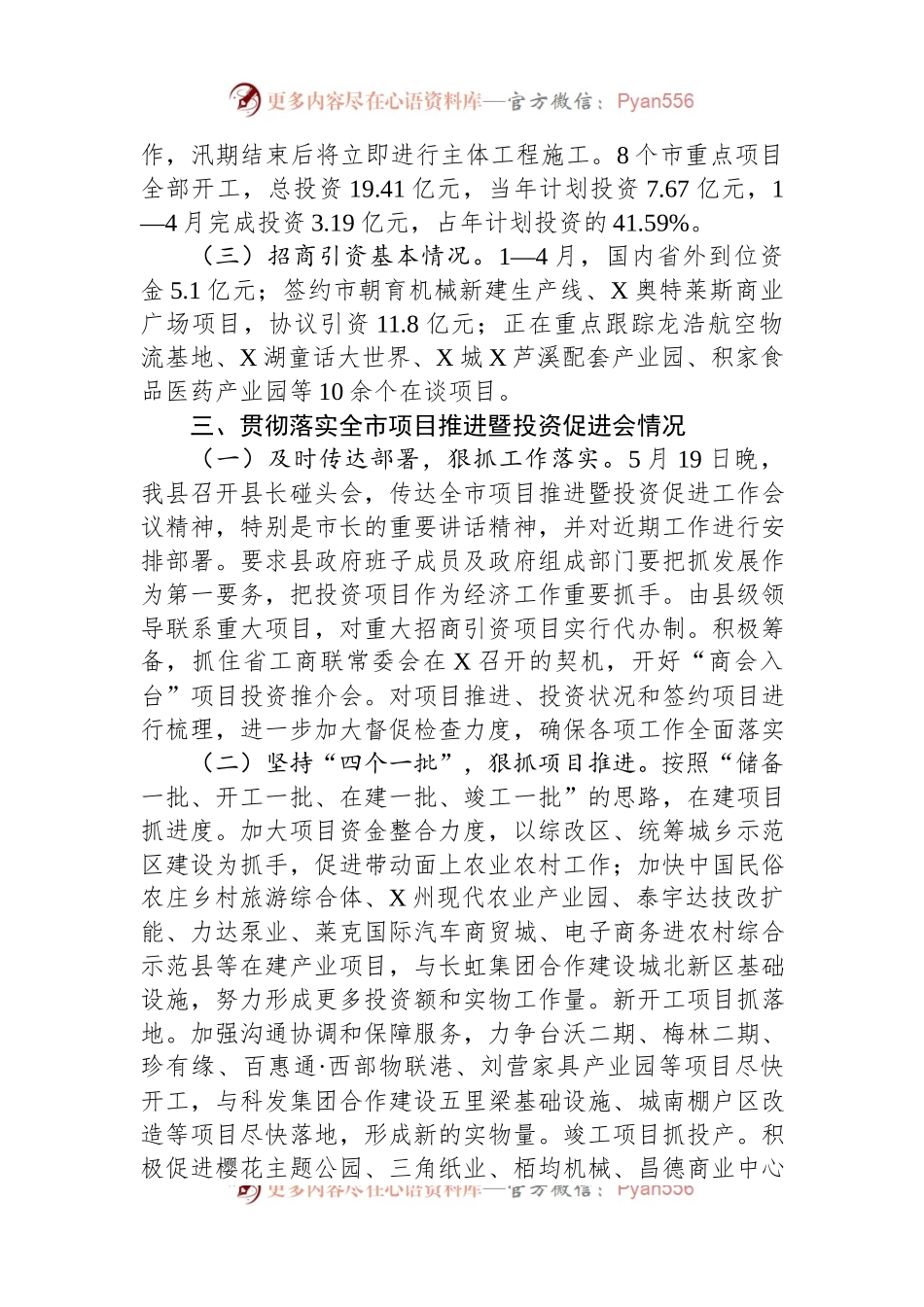 2024年项目推进暨投资促进工作情况汇报.docx_第2页