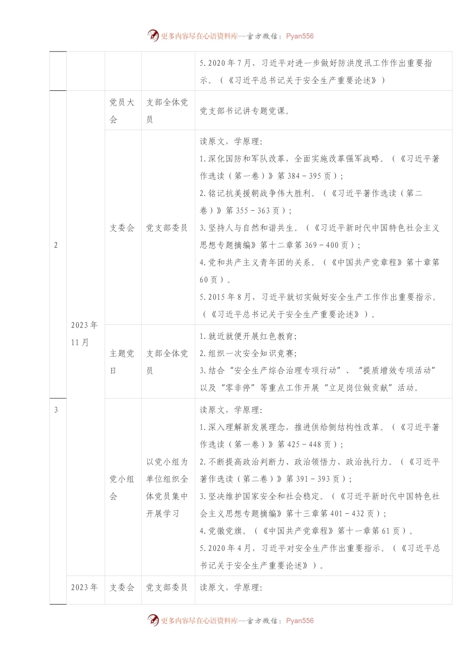 XXX党支部学习贯彻2023年主题教育学习计划.docx_第2页