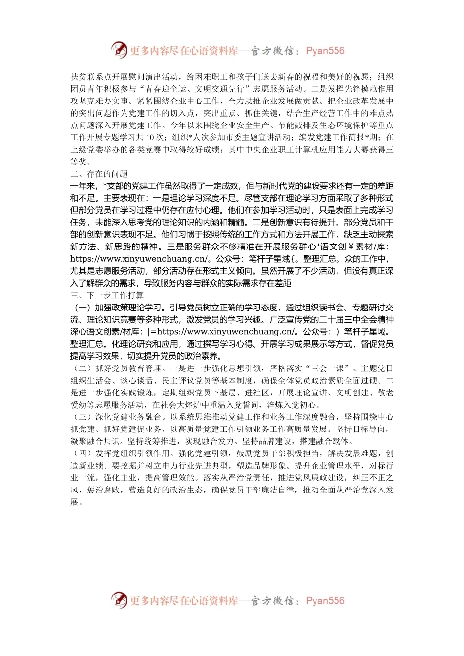 2024年度企业党支部工作总结.docx_第2页
