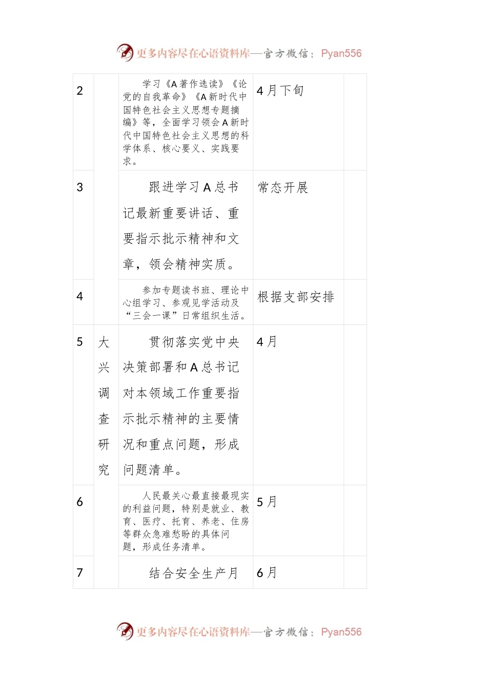 2023的主题教育工作个人计划表.docx_第2页