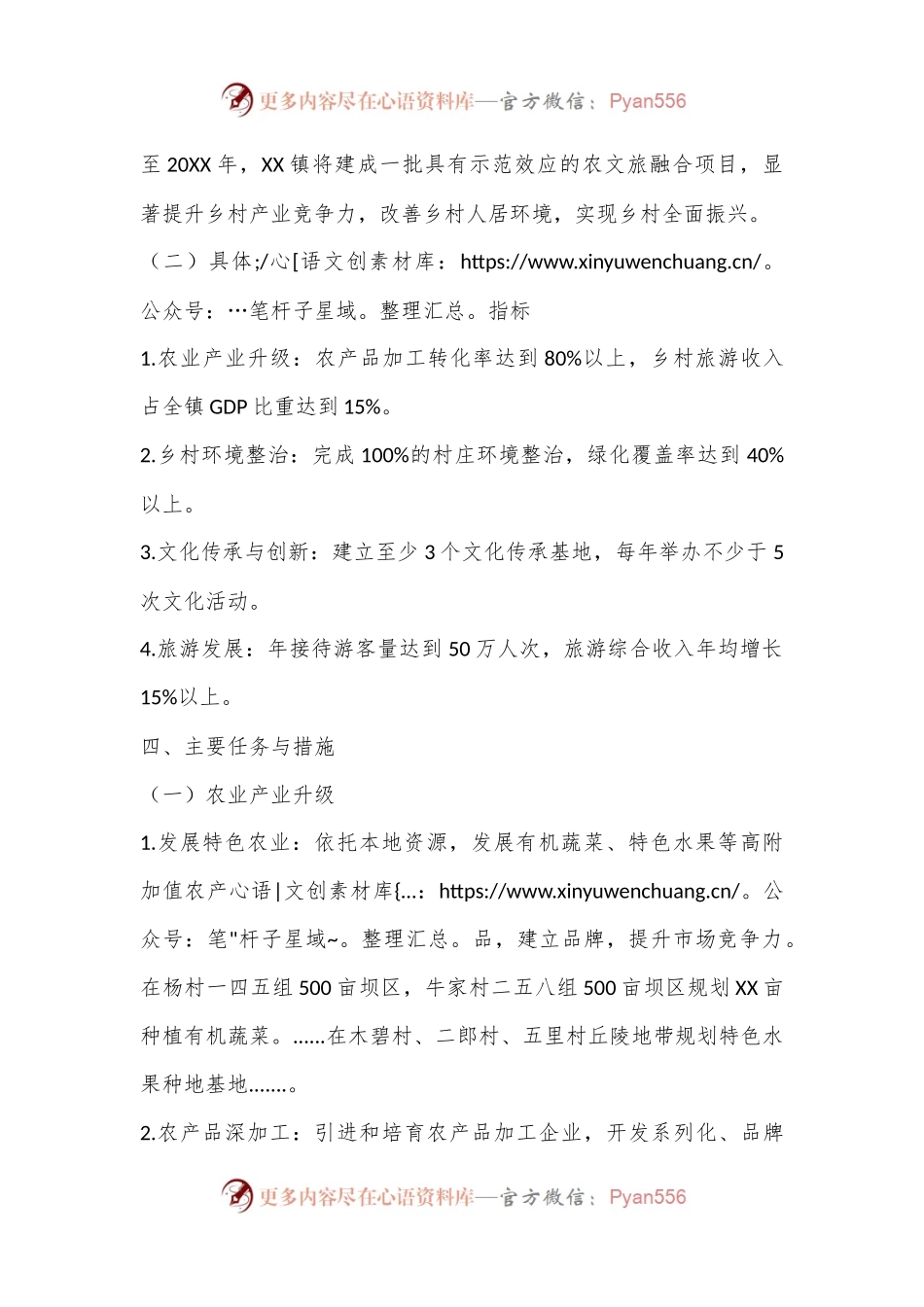 2024年XX镇农文旅融合千百工程实施方案.docx_第2页