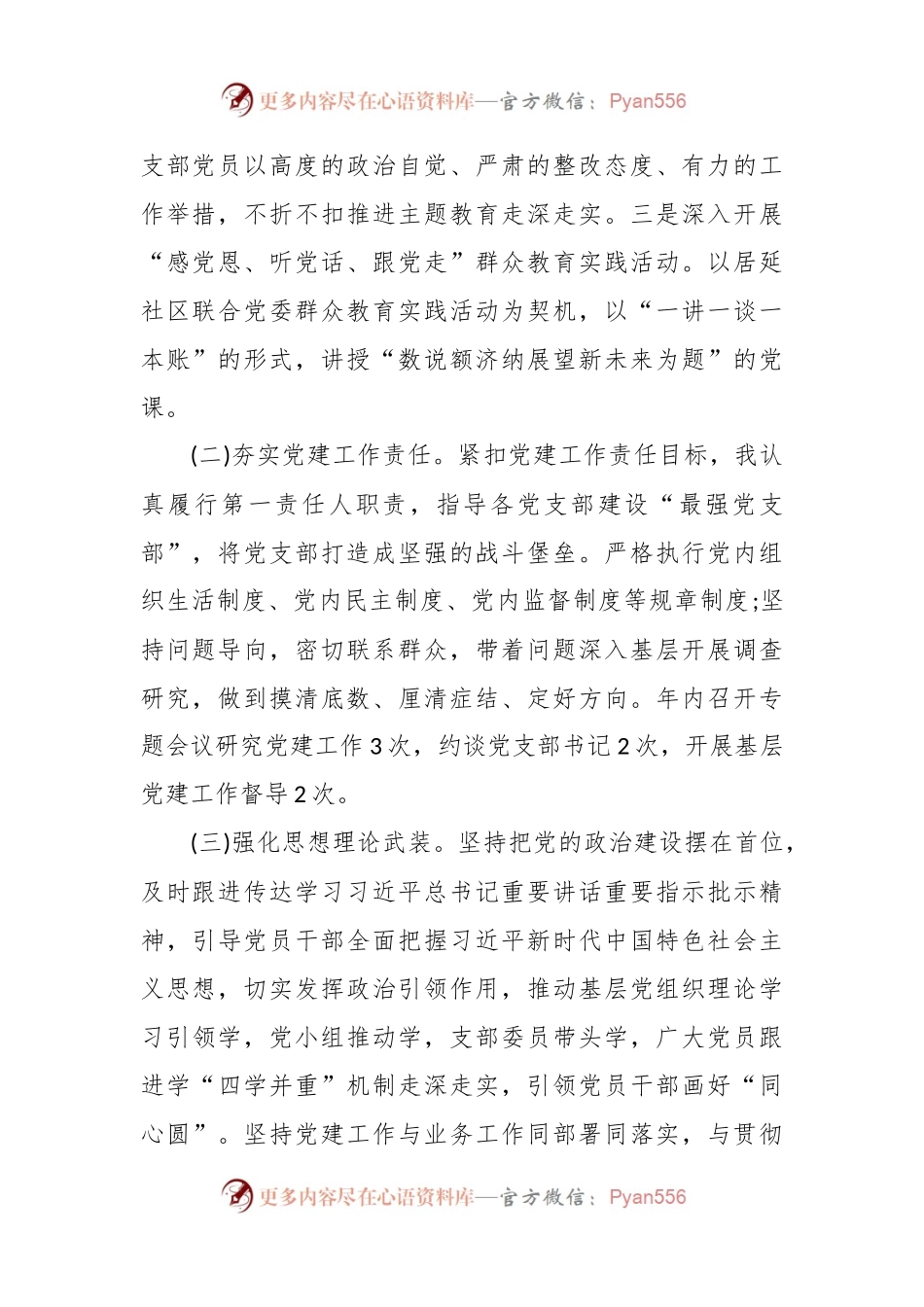2023年度支部书记抓党建工作述职报告.docx_第2页