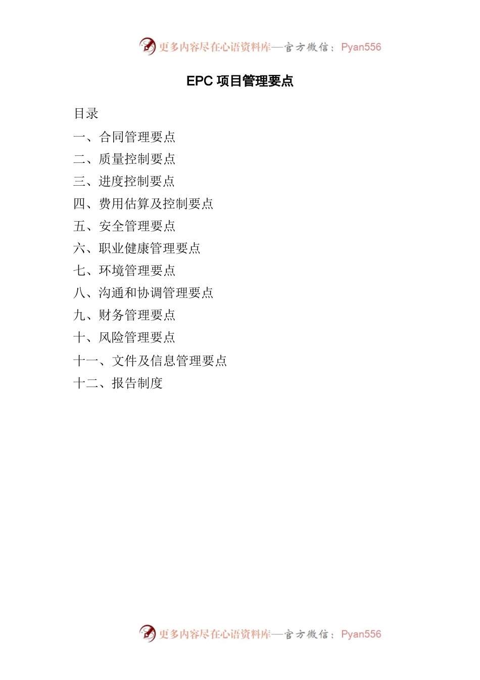 EPC项目管理要点.docx_第1页
