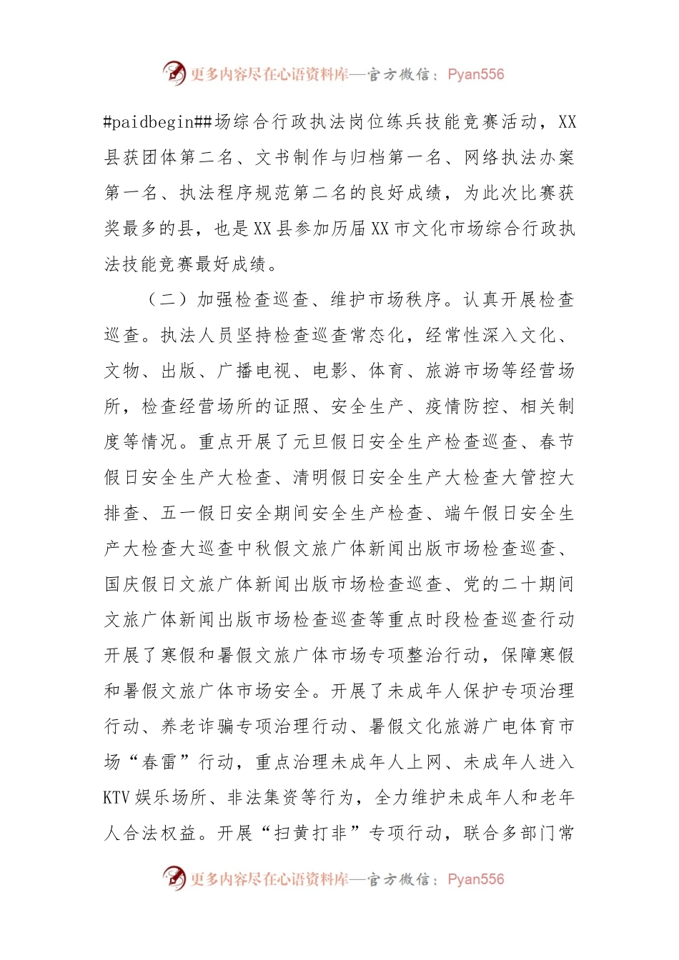 XX县文化市场综合行政执法（扫黄打非）工作总结.docx_第2页
