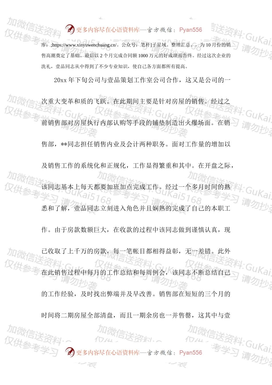 20XX年市场销售岗位工作总结.docx_第2页