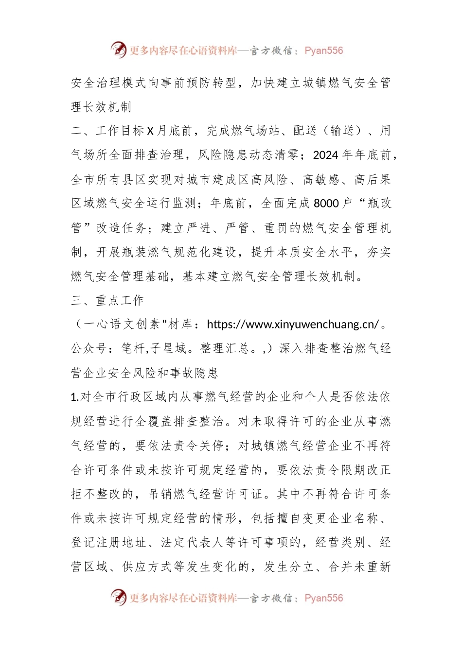 XX市城市管理燃气安全专项行动实施方案.docx_第2页