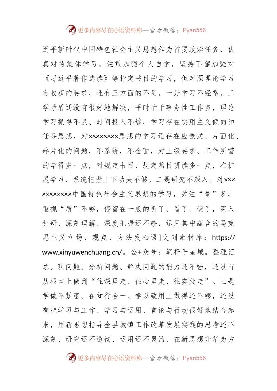 2023年领导干部组织生活会对照检查（四个检视）.docx_第2页