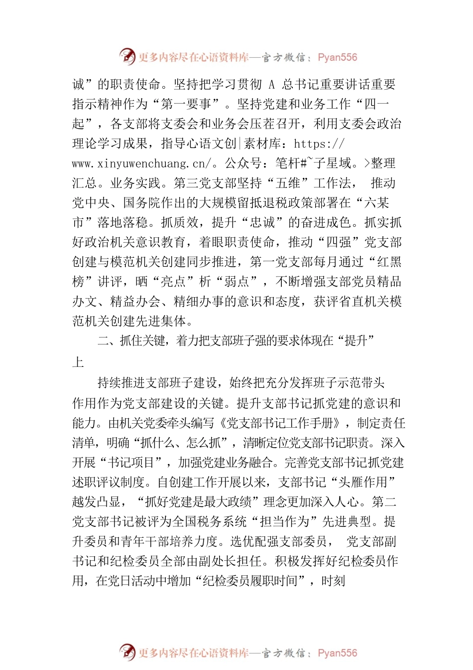2023年高质量建设党支部创建工作总结.docx_第2页
