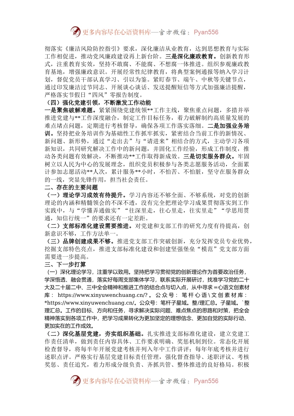2024年党支部书记抓基层党建工作述职报告.docx_第2页