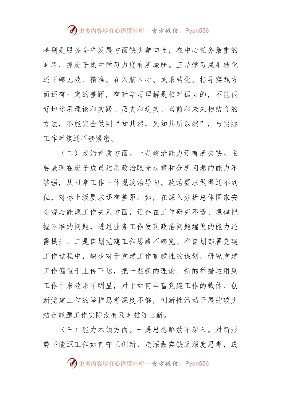 2024年主题教育专题民主生活会对照检查材料.docx_第2页