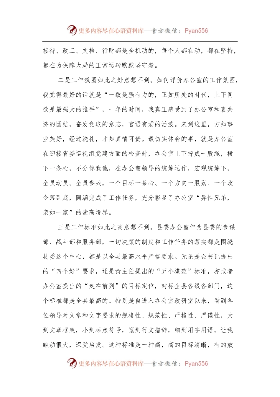 XX县委办公室青年干部座谈会发言.docx_第2页
