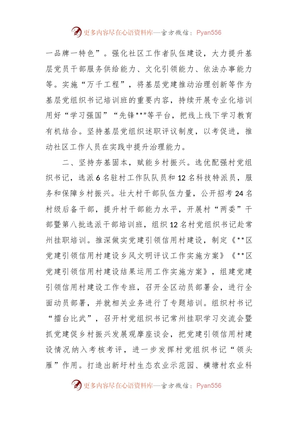202X年的基层党建工作述职报告.docx_第2页