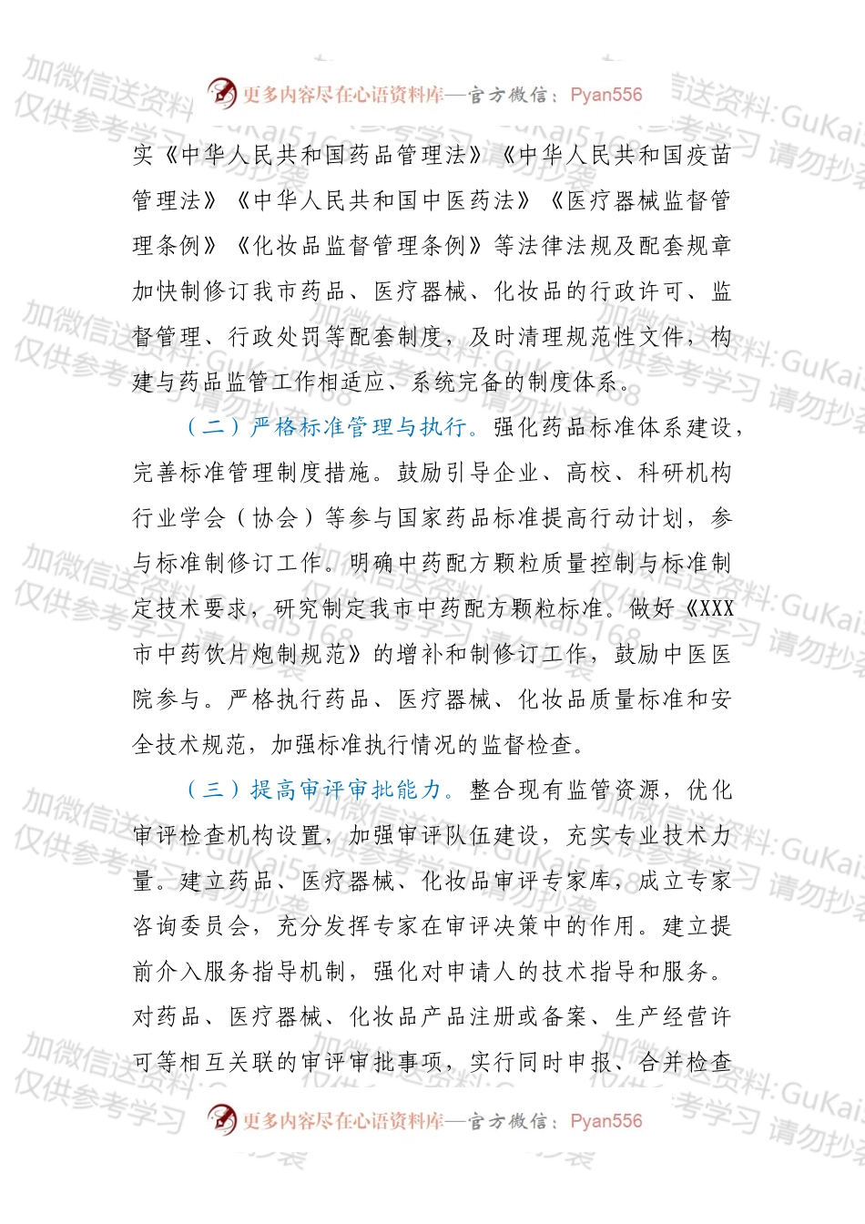 XX市全面加强药品监管能力建设的若干措施.docx_第2页