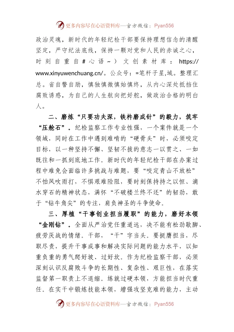 2023纪检系统干部交流发言材料.docx_第2页