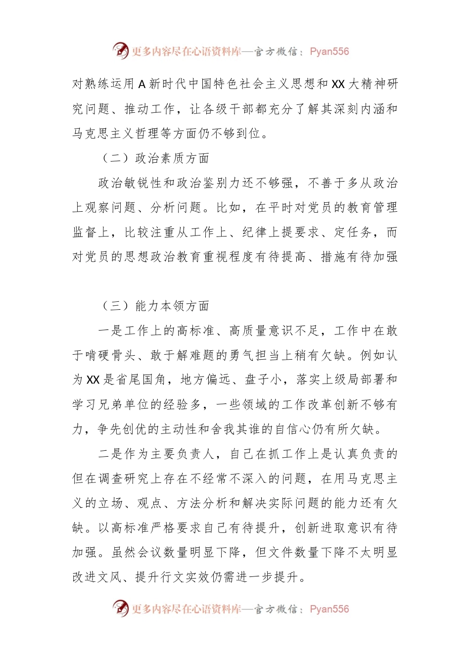 XX局长2023年主题教育民主生活会对照检查剖析发言材料.docx_第2页