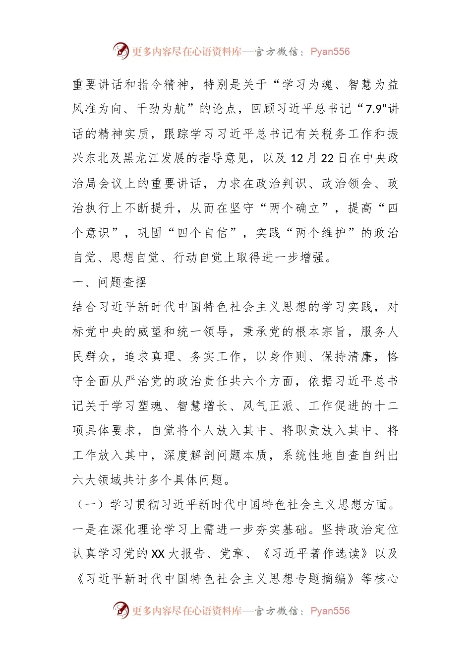 2023年度主题教育民主生活会个人发言稿提纲.docx_第2页